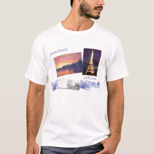 T-SHIRT SOUVENIR DE PARIS DE TOUR EIFFEL