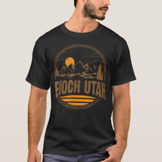T-shirt Souvenir de randonnée en montagne vintage Enoch Ut