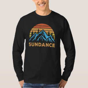 T-shirt Souvenir de ski de montagne rétro Sundance Utah vi