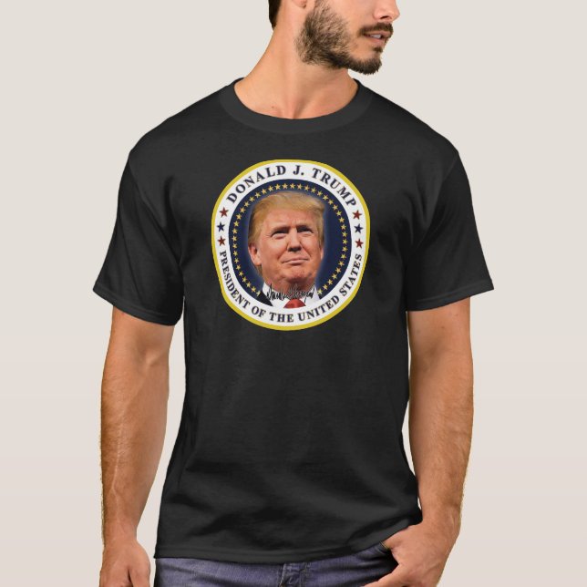 T-shirt Souvenir du jour de l'investiture du président Tru (Devant)