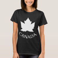 T-shirt Souvenir en feuille d'érable pour femmes C