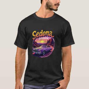 T-shirt Souvenir Rétro Vintage Sedona Arizona