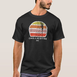 T-shirt Souvenir Vintage du coucher de soleil de Chillicoo