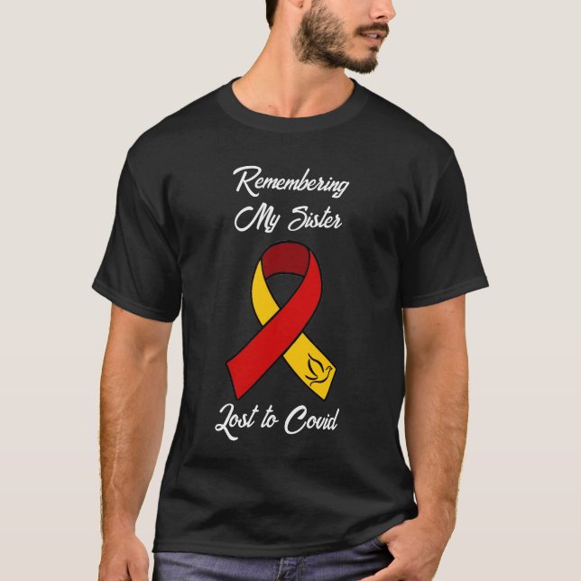 T-shirt Souvenirs de ma soeur| Perdu au souvenir (Devant)