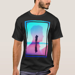 T-SHIRT SOUVENIRS DE PLAGE AU NÉON