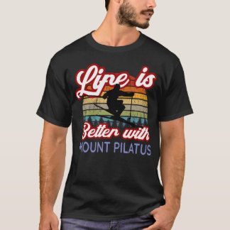T-shirt Souvenirs du Mont Pilate La vie est meilleure avec