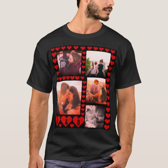 T-shirt Souvenirs et amour personnalisés (Devant)