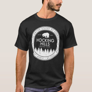 T-shirt Souvenirs OH de l'Ohio de parc d'état de collines