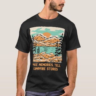 T-shirt Souvenirs Raconter des histoires de feu de camp Ca