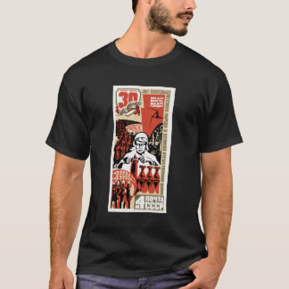 T-shirt soviétique de timbre commémoratif de 2ÈME