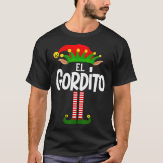 T-shirt Soy El Gordito Elf Family Group Matching in Spanis