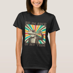 T-shirt Soyez À L'Abri De Mon Tism Retro Funny Frog Autism
