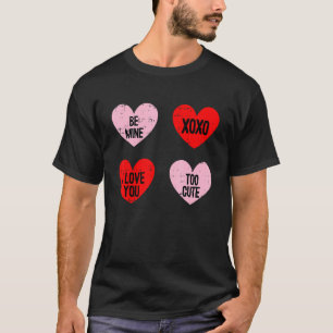 T-shirt Soyez à moi Je t'aime Valentines Jour Mignonne V J