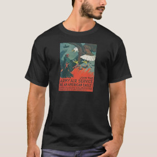 T-shirt "Soyez affiche RECONSTITUÉE d'air d'armée d'Eagl
