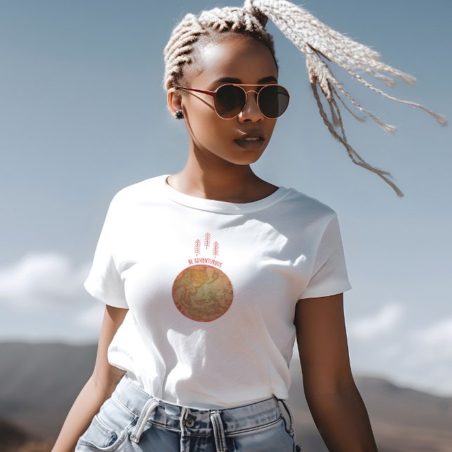 T-shirt Soyez aventurier (Be Adventurous T-Shirt by Kate & Co.)