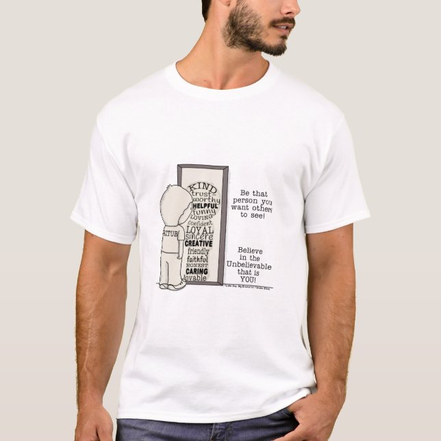 T-shirt Soyez cette personne (Devant)