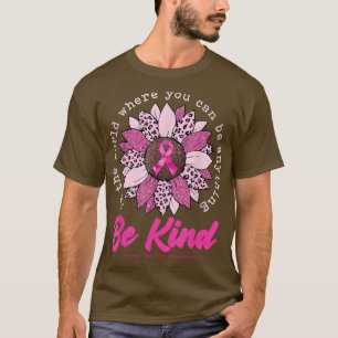 T-shirt Soyez comme Sunflower rose Brebis Sensibilisation 