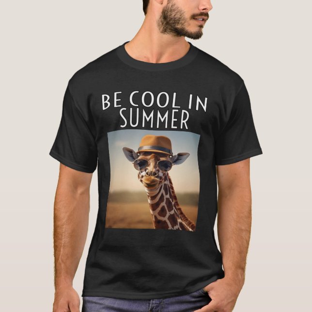 T-shirt Soyez Cool en été (Devant)