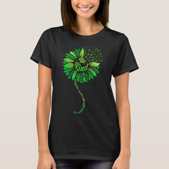 T-shirt Soyez en forme de ruban vert Tournesol Tournesol s (Devant)