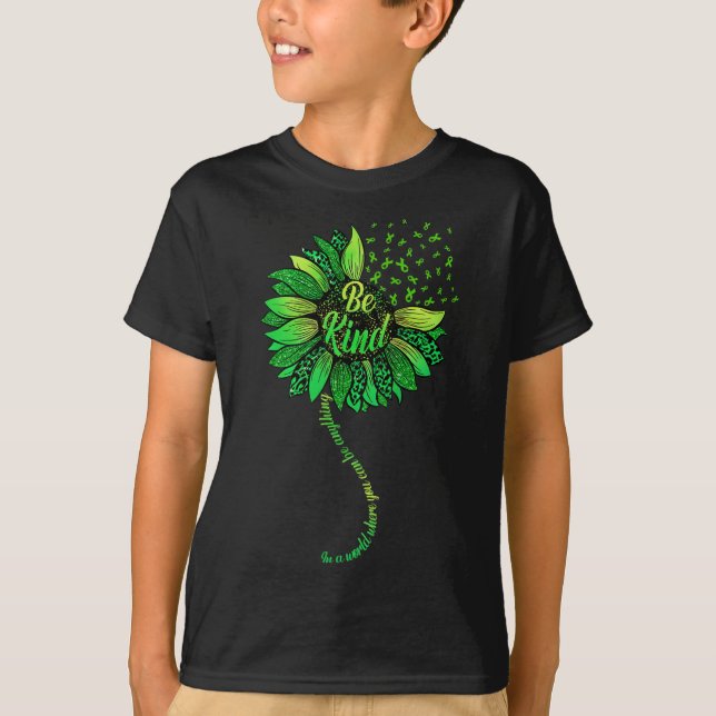 T-shirt Soyez en forme de ruban vert Tournesol Tournesol s (Devant)