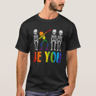 T-shirt Soyez Fiers Lgbtq Gay Lgbt Ally Rainbow Dabbing S