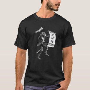 T-shirt Soyez Gay, Criez !   Mème Vintage Retro LGBTQ