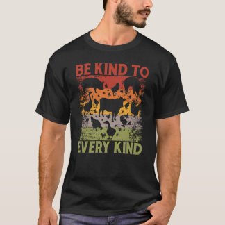 T-shirt Soyez gentil à tous les Vegan Vegan Says