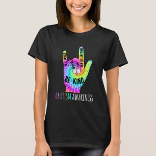 T-shirt Soyez Gentil ASL Amour Langue des Signes Main Auti