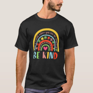 T-shirt Soyez gentil autism awareness rainbow anti harcèle