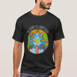 T-shirt Soyez Gentil Envers Chaque Espèce Pour Les Végétar