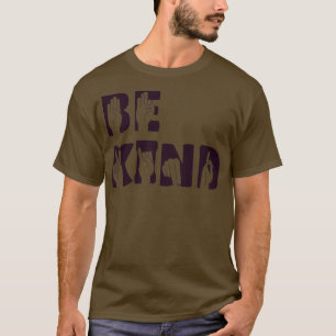 T-shirt Soyez gentil sourde signes signes signes signe lan