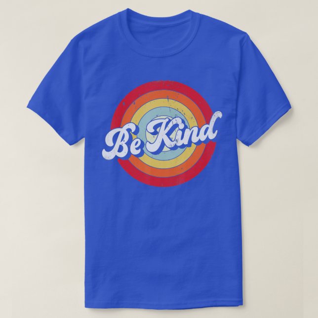T-shirt Soyez gentille Femmes Inspiration Positive Rétroac (Design devant)