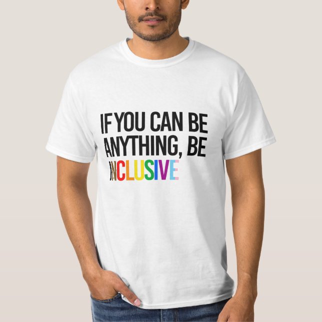 T-shirt Soyez inclusif (Devant)