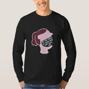 T-shirt Soyez Le Brave Activiste De La Voix Et Courageux