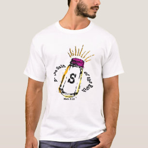 T-shirt Soyez le sel de la pièce en t de la terre