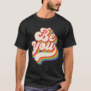T-shirt Soyez LGBT You Pride Mois Rainbow Graphic Gay Para