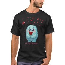 Soyez ma Saint-Valentin ? – Monstre duveteux avec 