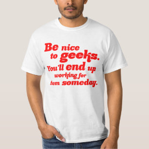 T-shirt Soyez Nice au geeks