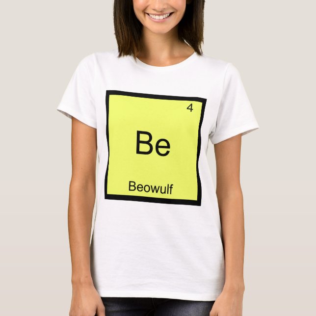 T-shirt Soyez - pièce en t drôle de symbole d'élément de (Devant)
