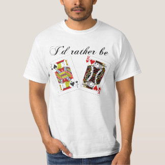 T-SHIRT SOYEZ PLUTÔT TISONNIER DE PRISE DE ROI JACKING OFF