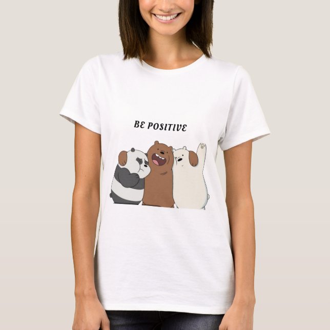 T-SHIRT SOYEZ POSITIF (Devant)