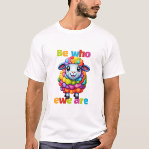T-shirt Soyez qui nous sommes Rainbow Sheep