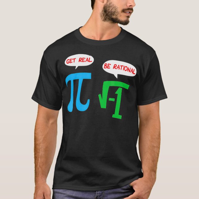 T-shirt Soyez Rationnel Obtenez Vraiment Drôle Math Pi sta (Devant)