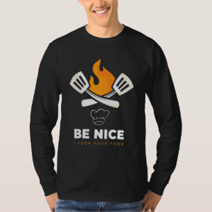 T-shirt Soyez Sympa  Je cuisine votre nourriture Chef Expe