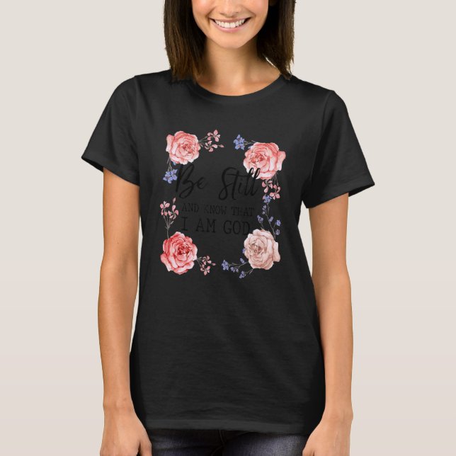 T-shirt Soyez Toujours Et Sachez Que Je Suis Dieu, Costume (Devant)