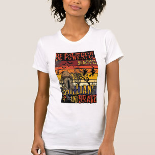 T-shirt Soyez un champignon d'Halloween puissant beau bril