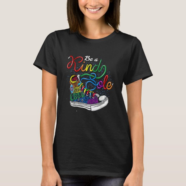 T-shirt Soyez Un Genre Sole Lgbt Puzzle Chaussures Être Si (Devant)