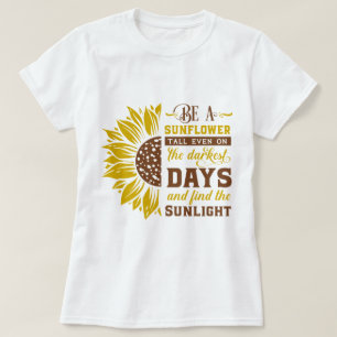 T-shirt Soyez un tournesol