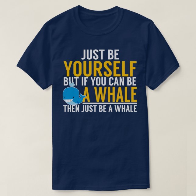 T-shirt Soyez Une Baleine (Design devant)
