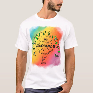 T-shirt Soyez votre arbre arc-en-ciel radieux